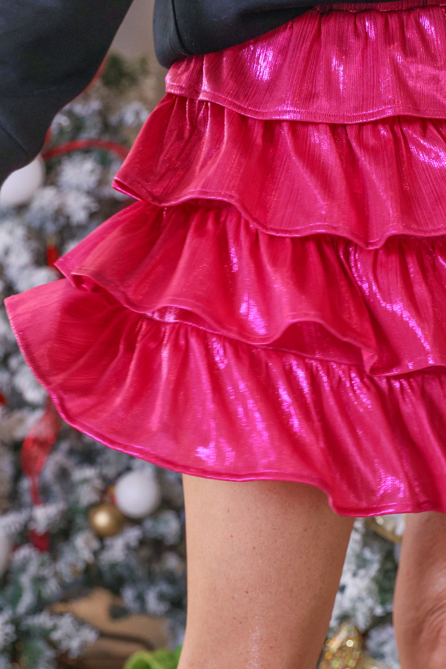 Disco Fever Metallic Skort