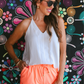 PREORDER-Solid Neon Coral Everyday Shorts