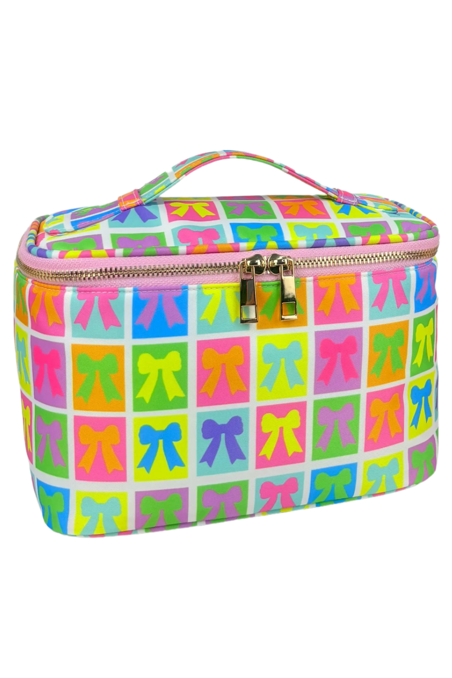 Bow Bonanza Travel Bag, Neon