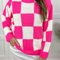 Paisley Checkered Sweater