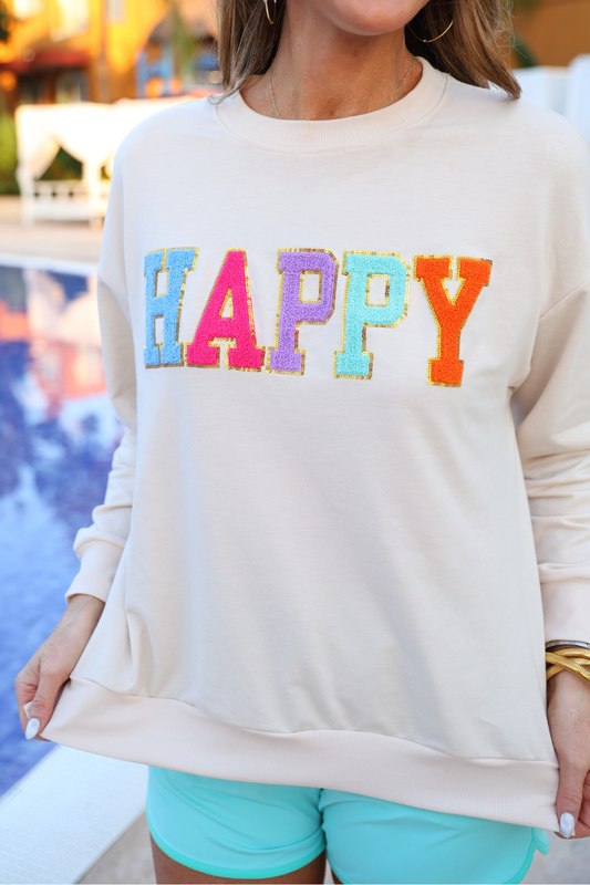 Happy Patch Pullover