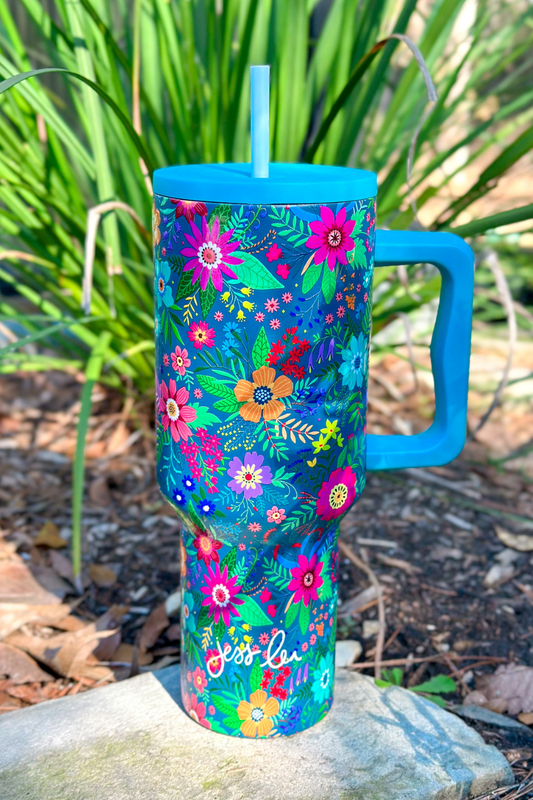 Mystic Fields Floral Tumbler