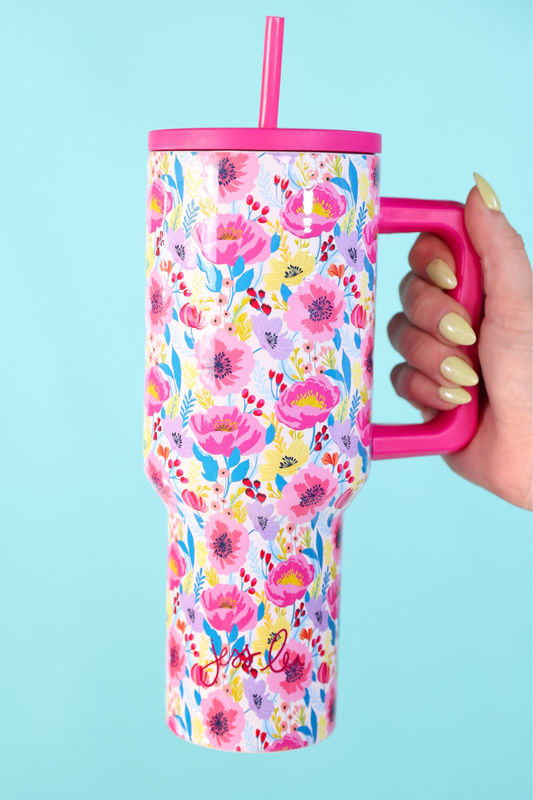 Fields Of Floral Tumbler