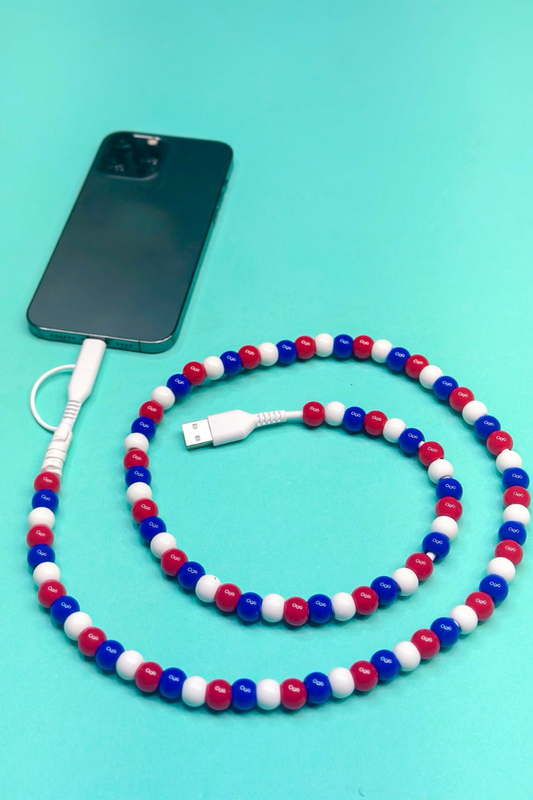 2 in 1 Beaded USB Charger