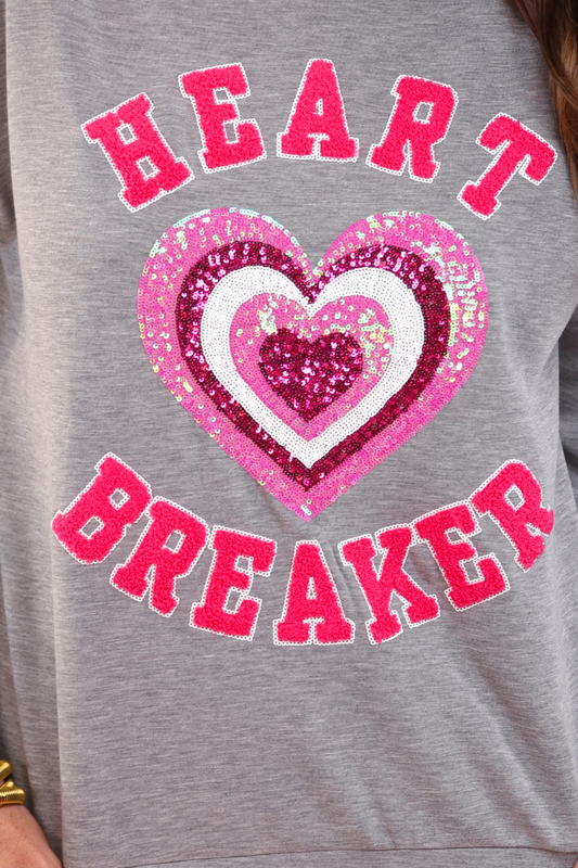 Heart Breaker Sequin Pullover