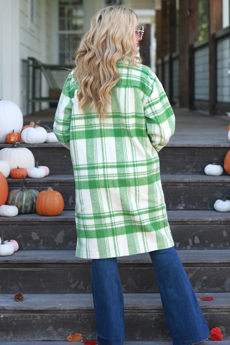 High Expectations Plaid Coat