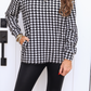 Hayden Houndstooth Quarter Zip