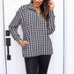 Hayden Houndstooth Quarter Zip