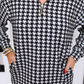 Hayden Houndstooth Quarter Zip