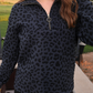 Landon Leopard Quarter Zip