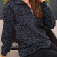 Landon Leopard Quarter Zip