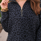 Landon Leopard Quarter Zip