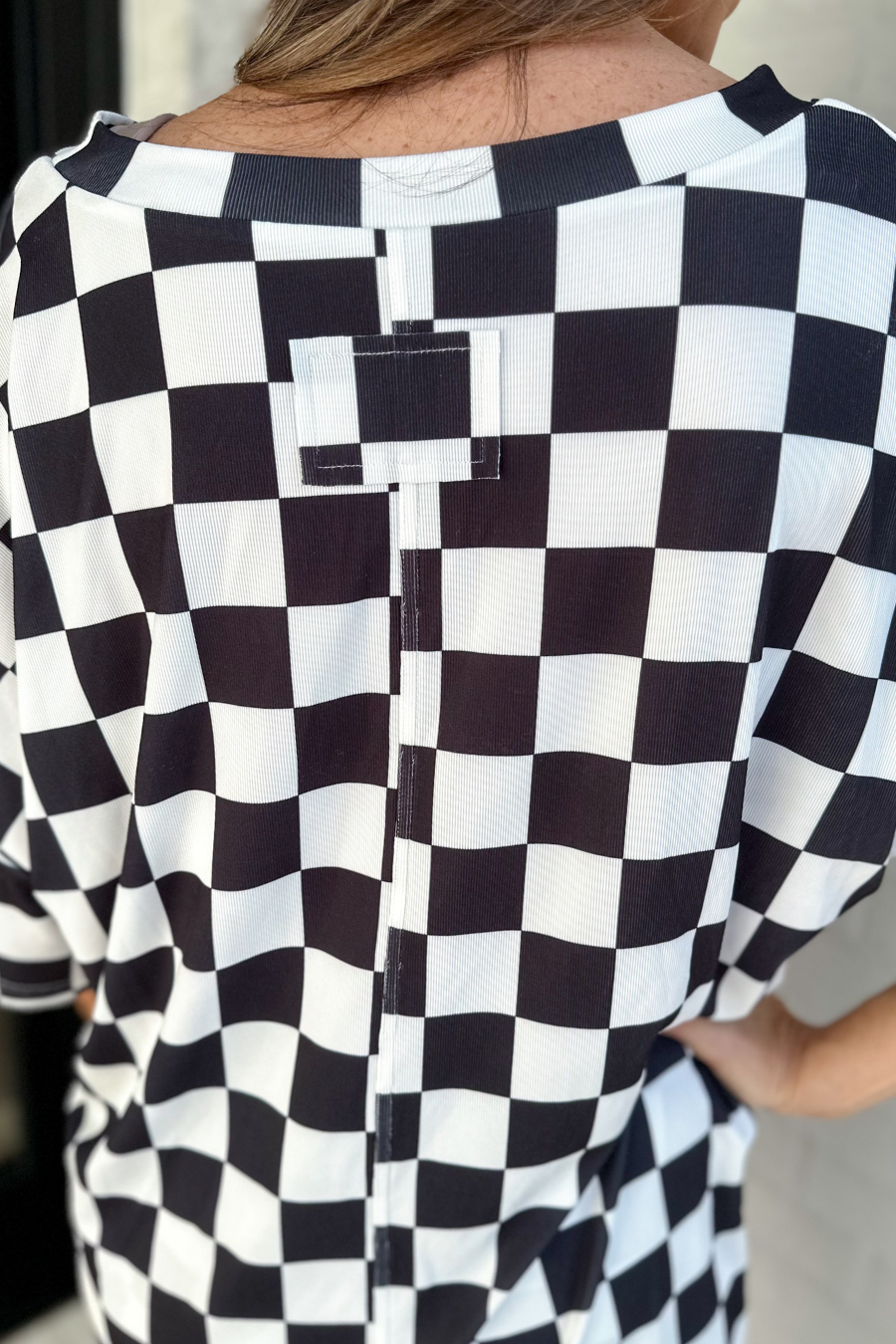 PREORDER-Daily Basis Biker Set, Black/White Checkered