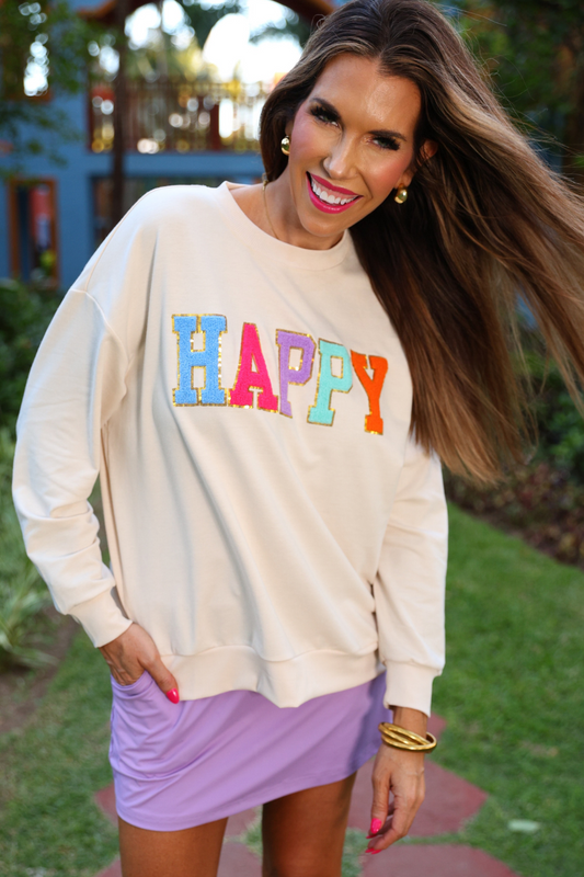 PREORDER-Happy Patch Pullover