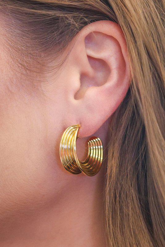 Cue The Chic Hoop Earrings