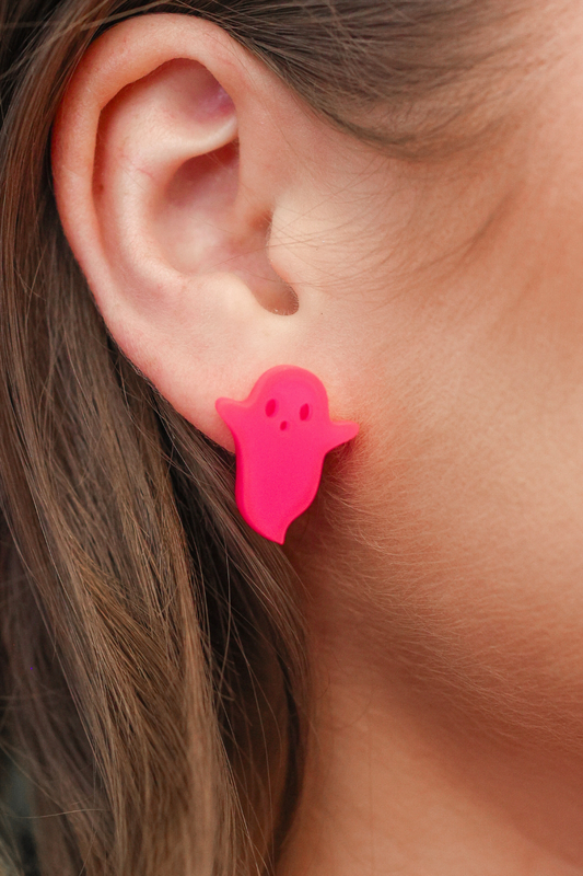 Spooked Out Ghost Earrings