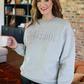 Homebody Embossed Sweatshirt