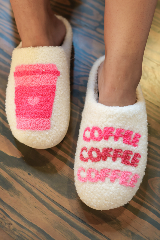 PREORDER-Coffee Slippers