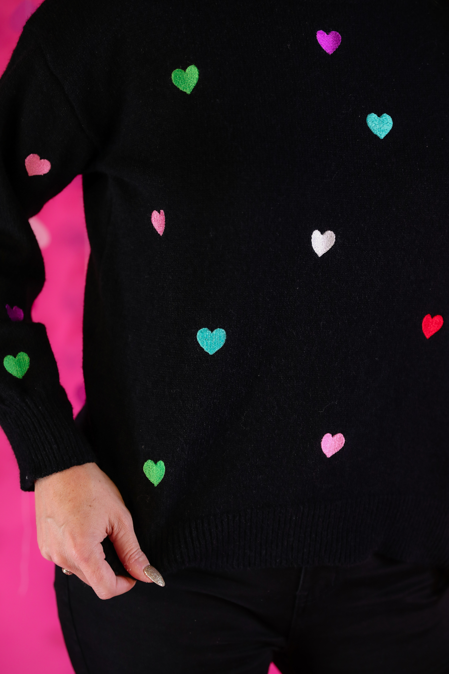 Love In The Air Heart Sweater – Jess Lea Wholesale