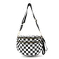 PREORDER-Running Errands Bum Bag, Black/White Checkered