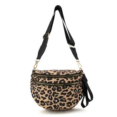 PREORDER-Running Errands Bum Bag, Brown Leopard