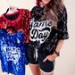 Sequin Game Day Top