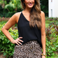 Safari Chic Leopard Skort