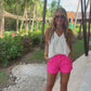 PREORDER-Solid Neon Pink Everyday Shorts