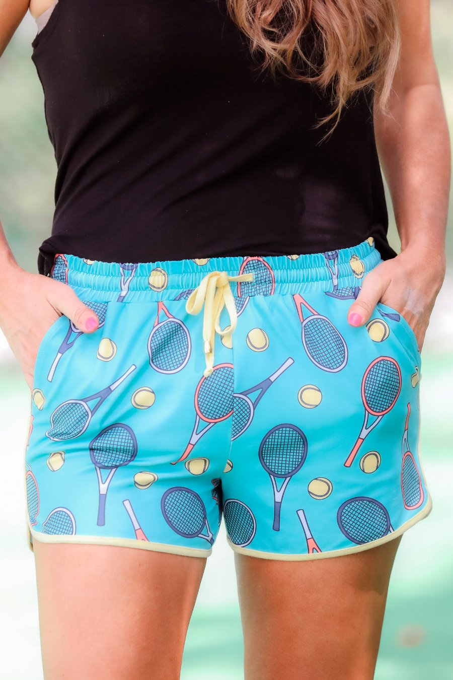 Ace Tennis Drawstring Everyday Shorts - Jess Lea Wholesale